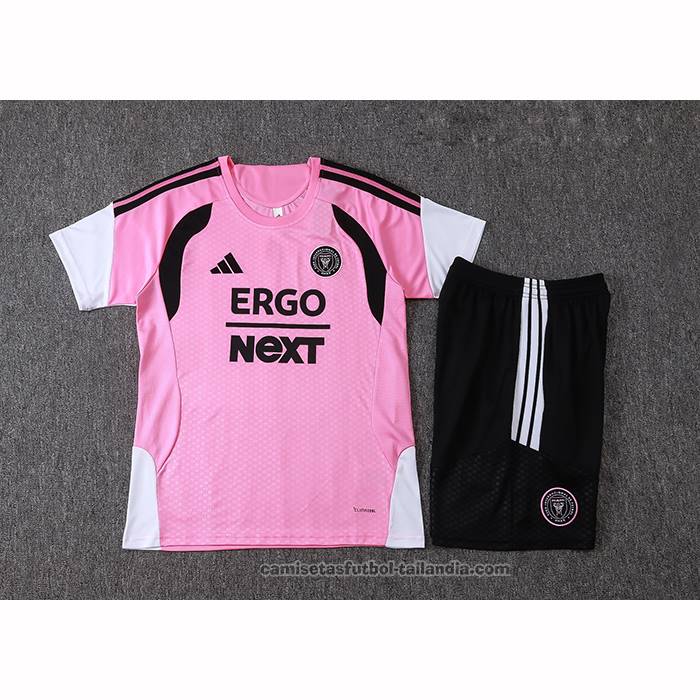 Chandal del Inter Miami Manga Corta 26/27 Rosa - Pantalon Corto